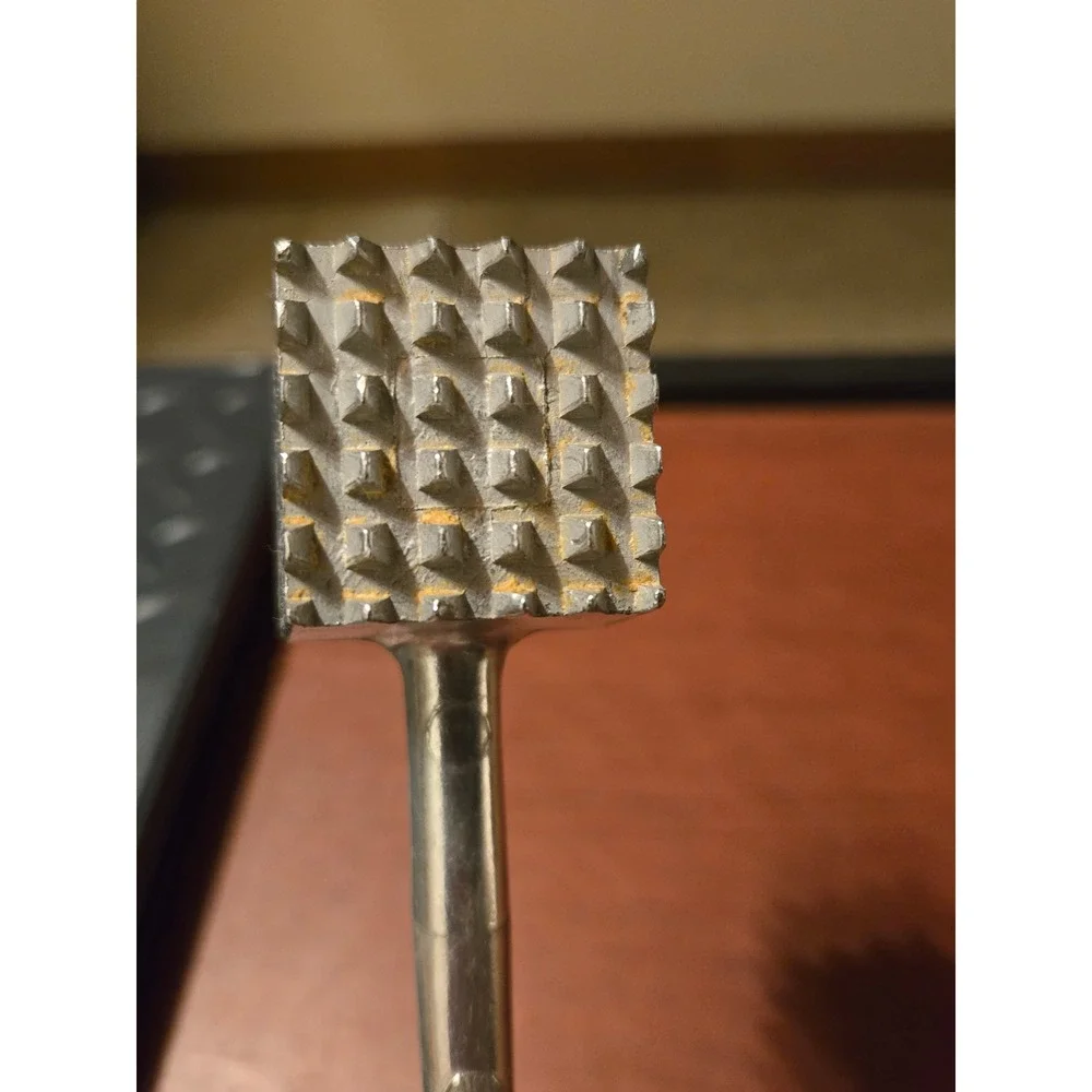Vintage Tala Meat Tenderizer Mallet Aluminum Made in England Dual Sided Silver